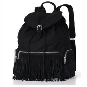 Pink Fringe Backpack